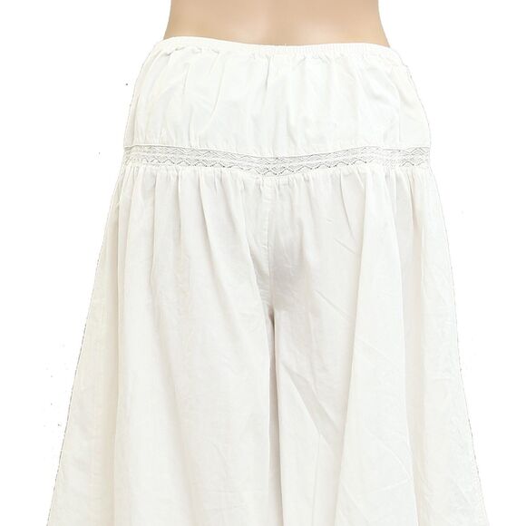 By Anthropologie Celandine Beachy Culotte Pants Wide-Leg Flora Lace XS 279497 - Picture 8 of 9